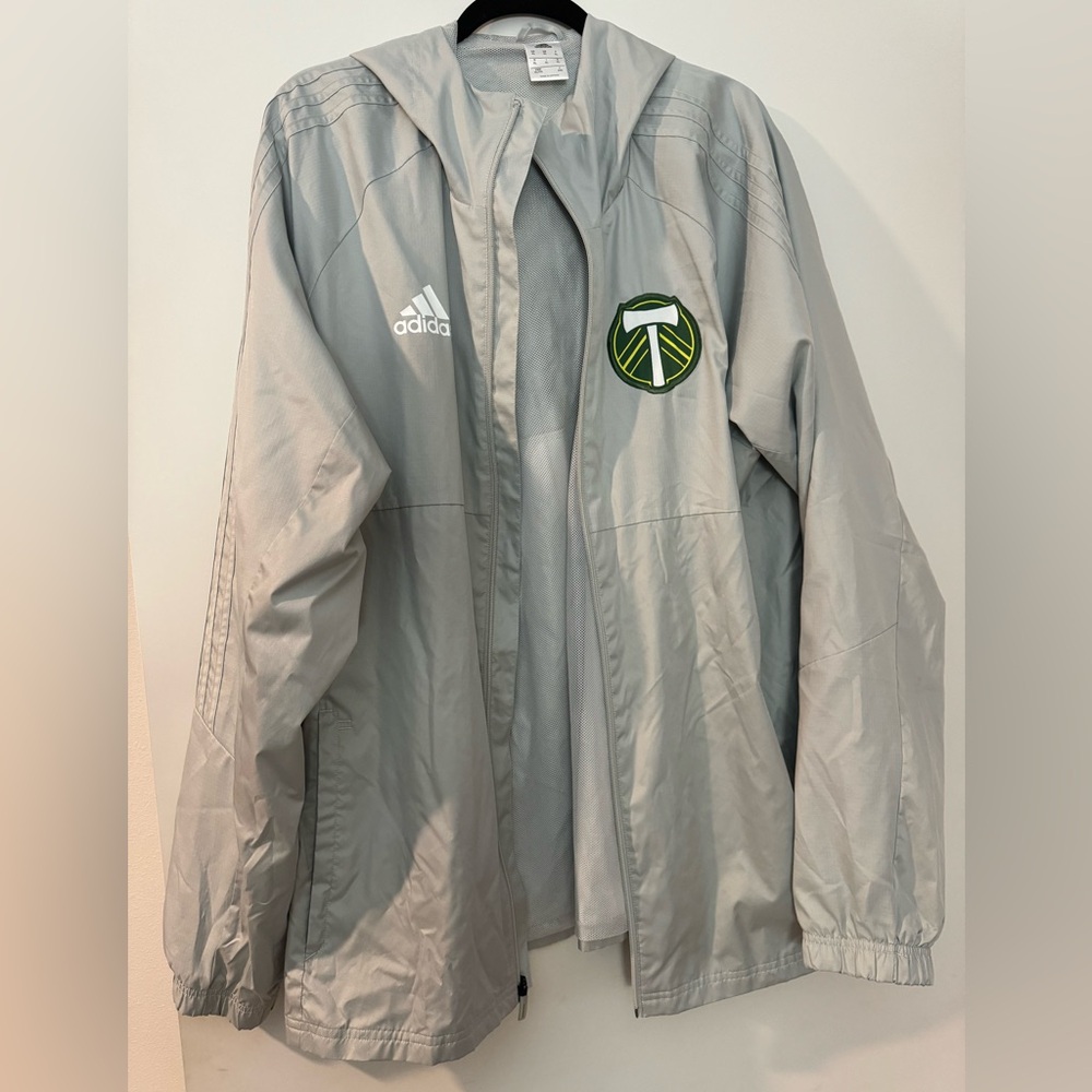 Mens Adidas Portland Timbers jacket. XL